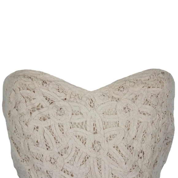 ANTHROPOLOGIE - MEADOW RUE - Crocheted Battenburg and Organdy Embroidere… - Picture 6 of 8